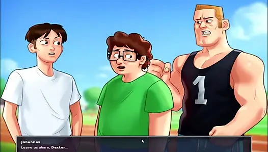 Summertime Saga - Maria got spanked by the nun