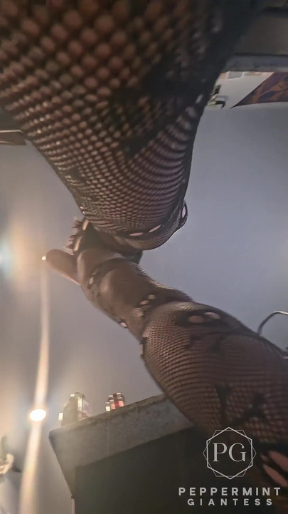 73 Giantess Cooks fylte skjell - Liten mann bundet til min 8 tommers hæl POV