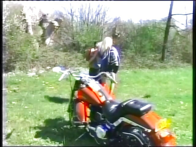 Sexy blonde in stockings sucking her boyfriends cock