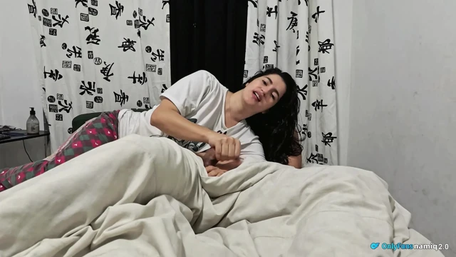 My stepsister helps me in bed so I can rest!