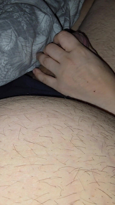 Step mom hand slip and pulled out step son dick for a handjob | Clip 1