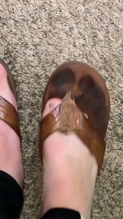 Cumming On My Rainbow Sandals | Clip 1