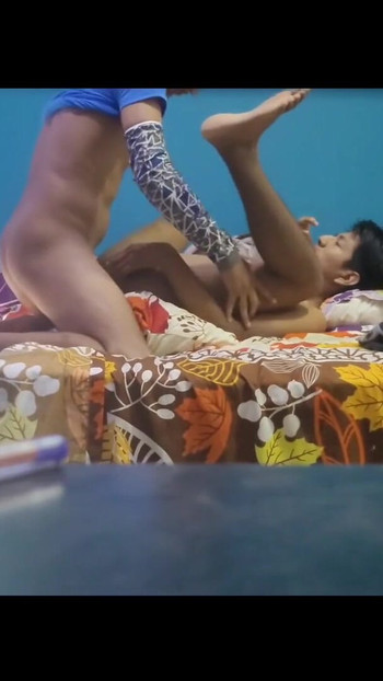 Captivating moment from "Young Indian man gets fucked in his bed by domiciliary"