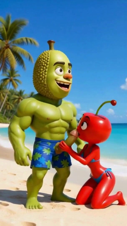 Episode 4 - Cute Pineapple Girl and Sweet Avocado Man Sharing Gentle Tropical Moments AI Hentai | Clip 1