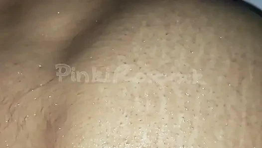 Pijat minyak gaya doggy closeup - pov