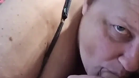 Lay back and cum in my mouth