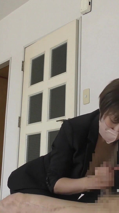 Key moment from "Career woman slang hand job, foot job, slut play"