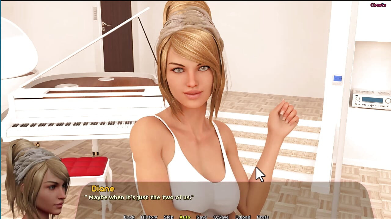 ヘイリーストーリー#6 -ダイアンは彼女のポールダンスの動きを示した