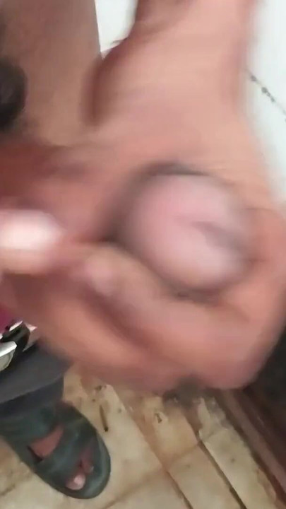 Key moment from "Handjob in public bathroom"