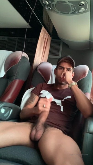 Huge cock in bus 2