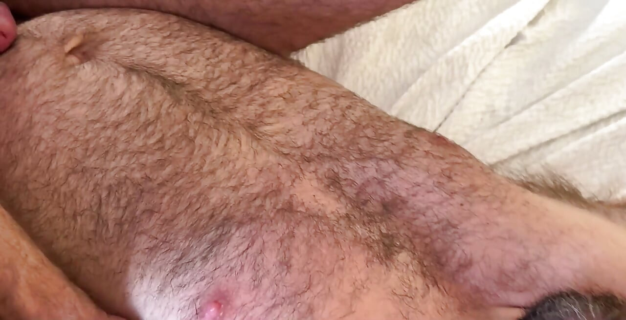 Two Hairy Stepdaddies Bareback