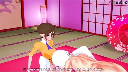 Jane porter lagi asik ngentot pakai lingerie seksi - tarzan