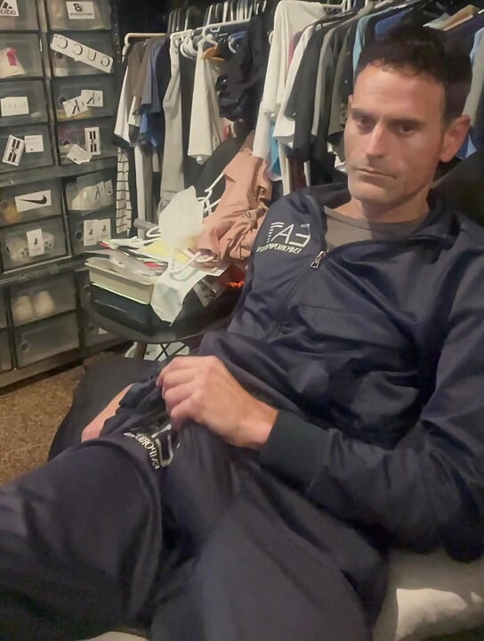 Mike masturbating again