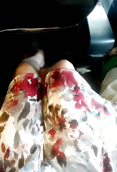 Satin Flower Dress Masturbation