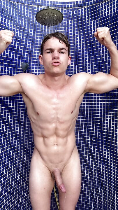 핏 트윈크 누드 풀 액션