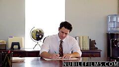 NubileFilms - Sexy Brunette Twerkin On Dick