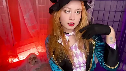 Girl Mad Hatter Got an Interesting Gift for Halloween!
