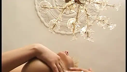 Big tit blonde dildoing her twat in solo vintage