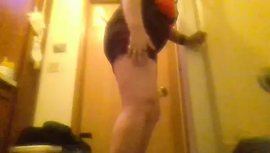 Sexy Hot Tight Pussy Big Tata Red Dress Black Panties