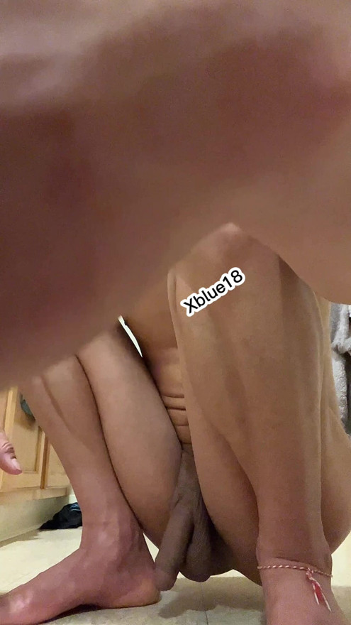 Twink opens his pants and shows his 18 year old virgin penis, xblue18