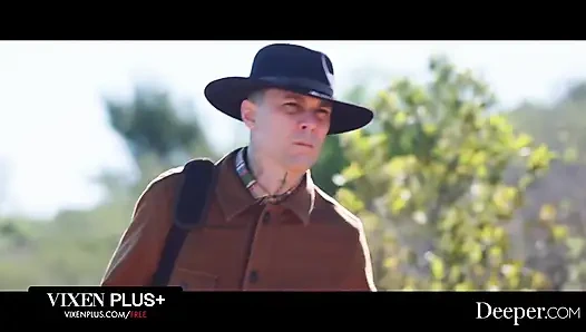 Глубже. Умышленное наездница Jazlyn имеет вкус к Bad Bo