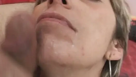 Hot milf filmed while she's banged by younger guy