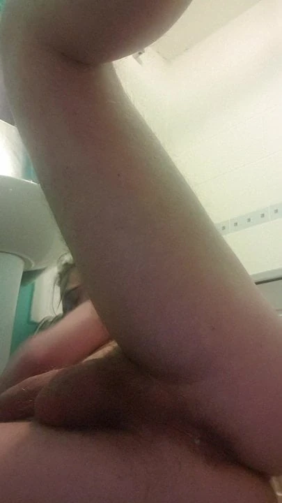 from the side