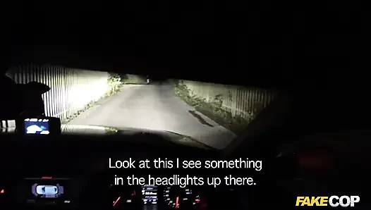 Fake Cop - Young Partygoer Frisked in an Alleyway and Sucks Cock POV