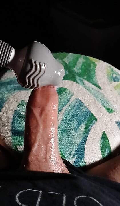 POV enorm orgasm från massagerare
