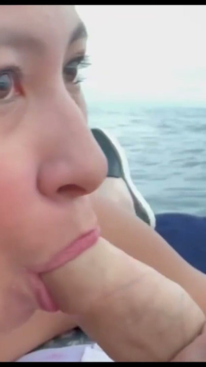 Extreme Blowjob in the open ocean on an inflatable mattress | Clip 1