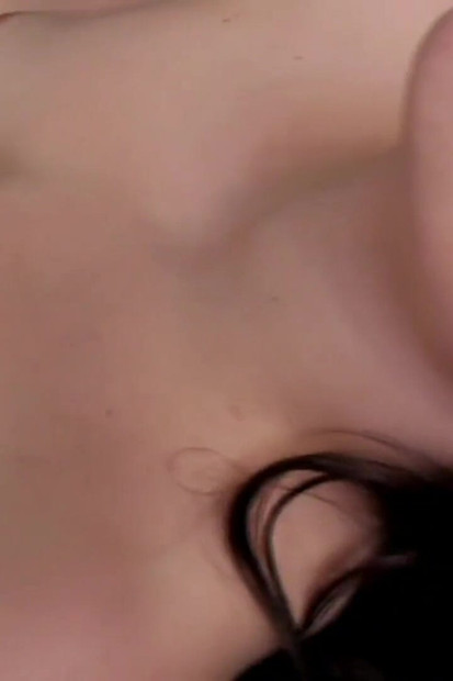 Sexy latex chick masturbating