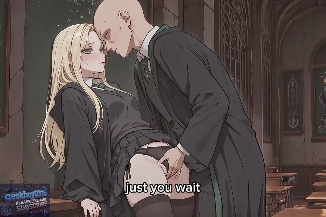 Malfoid(Malfoy) sex with man. Hogwarts. hentai AI video