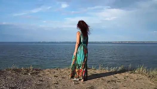 Am steilen Wolga-Fluss