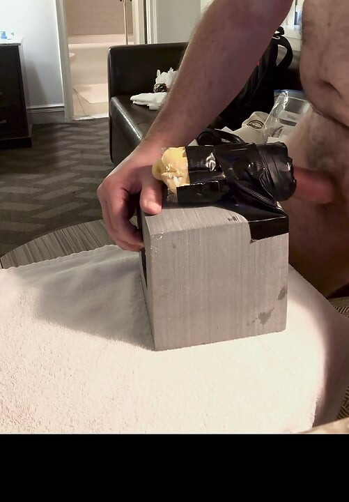 Daddy homemade fleshlight cum