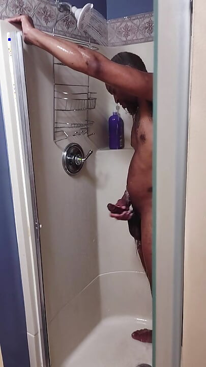 CAUGHT!  Kennie Jai gets caught showering!