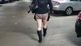 Showing my butt in the Joliet casino parking garage