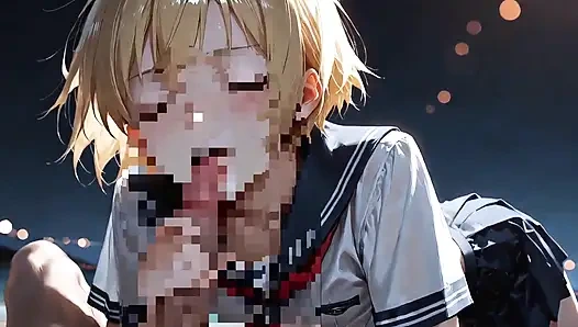 Sie dominiert den Mann. 'Mach es zu mir'