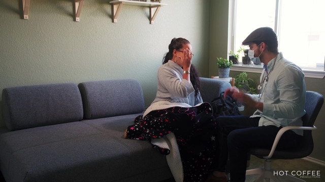 Big ass Latina fakes being sick to fuck her pussy doctor