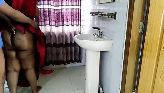 Pakistani Sexy Stepaunty Stand Front of Mirror & Hair Combined Then a Guy Fucks Her on Valentine's Day