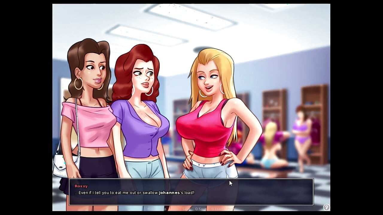 Saga de verano - Johannes follada por Odette ... Las damas y Johannes jugaron a girar la bottel.