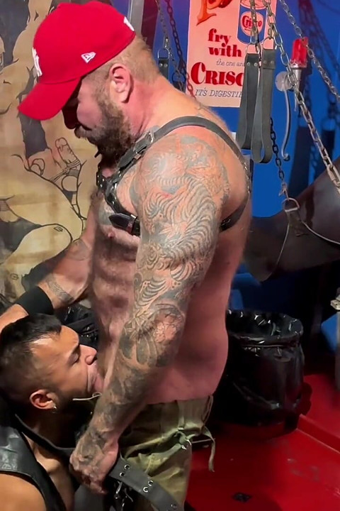 Dom with Thick Huge Cock Fucks Me Bareback in the Sling