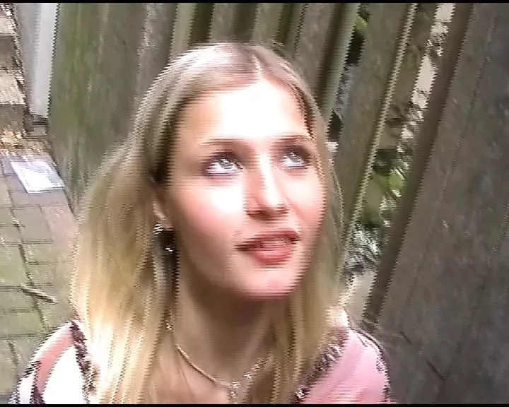 Stunning blonde German babe fucked in public