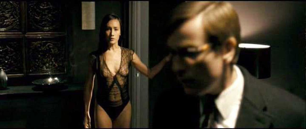 Maggie Q Tits Scene from 'Deception' On ScandalPlanet.Com
