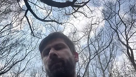 MILF Anal in the Woods - Risky Outdoor Creampie with Horny Mature Slut