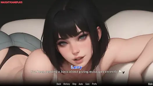 Stepsister Massages Her Tired Stepbro After Work - Obsessed Lucy Part 03 By VNGTrash