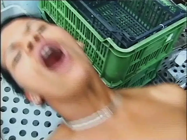 Young Ebony Girl Fucked in the Back Bar and Cummed in Mouth by Big Cock