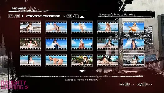 DOAX3 в DOA5 MOD танец на шесте