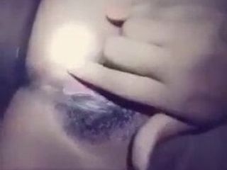 Desi girl rubbing pussy and asshole