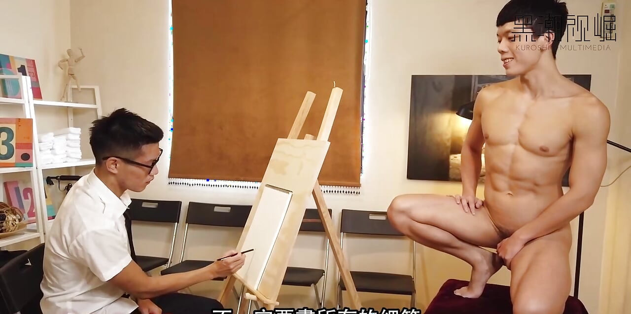 Ma prof pose nue pour mon cours d'art, mais je deviennent trop excitée.