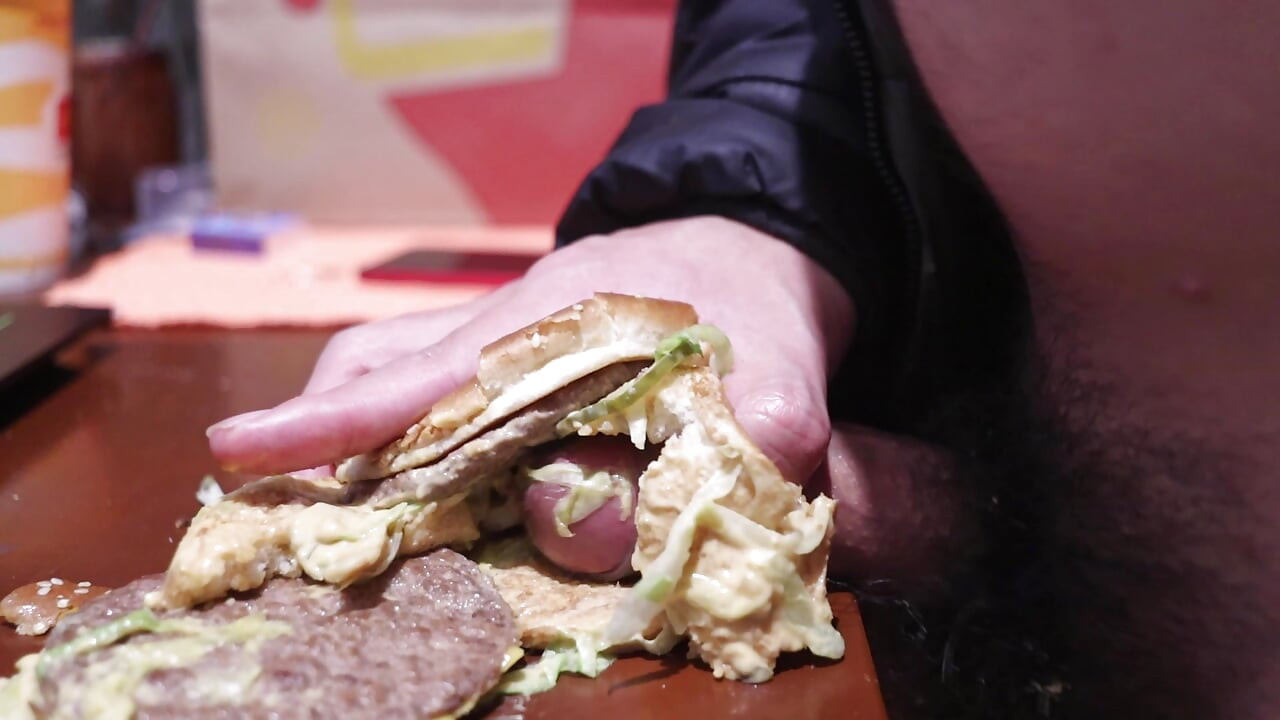 fucking and wrecking a burger